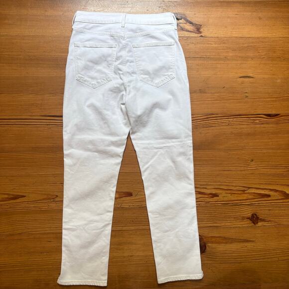 Gap white vintage slim high rise cotton jeans SIZE 6 - Picture 6 of 6